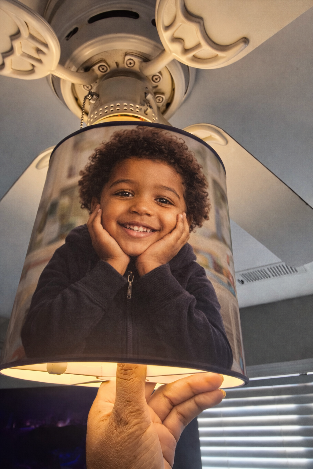 Custom 3D Memory Lampshade Personalized Photo Lamp Decor